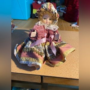 8” Capodimonte porcelain doll